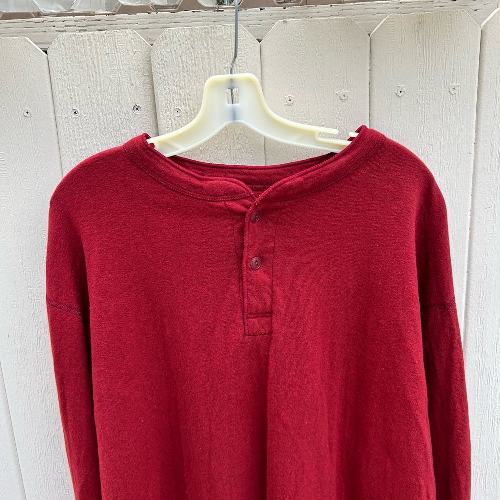 L.L. Bean Wool Blend Dark Rusty Red Pullover Sweater. Size XL TALL - Picture 4 of 6